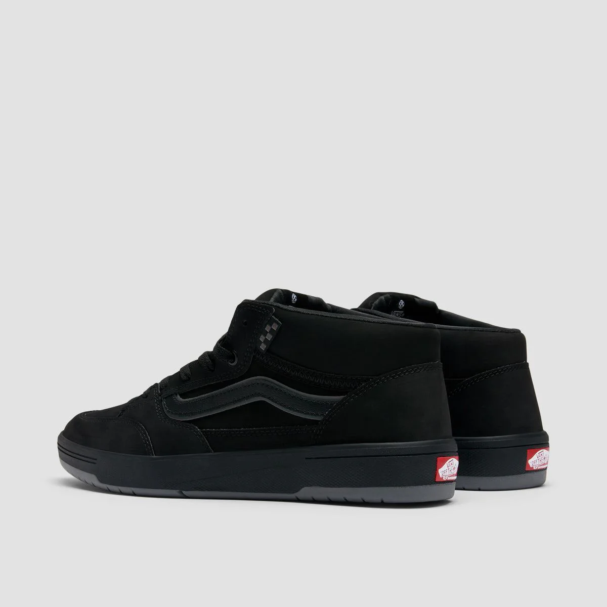 Vans Skate Zahba Mid Top Shoes - Black/Pewter - Image 3