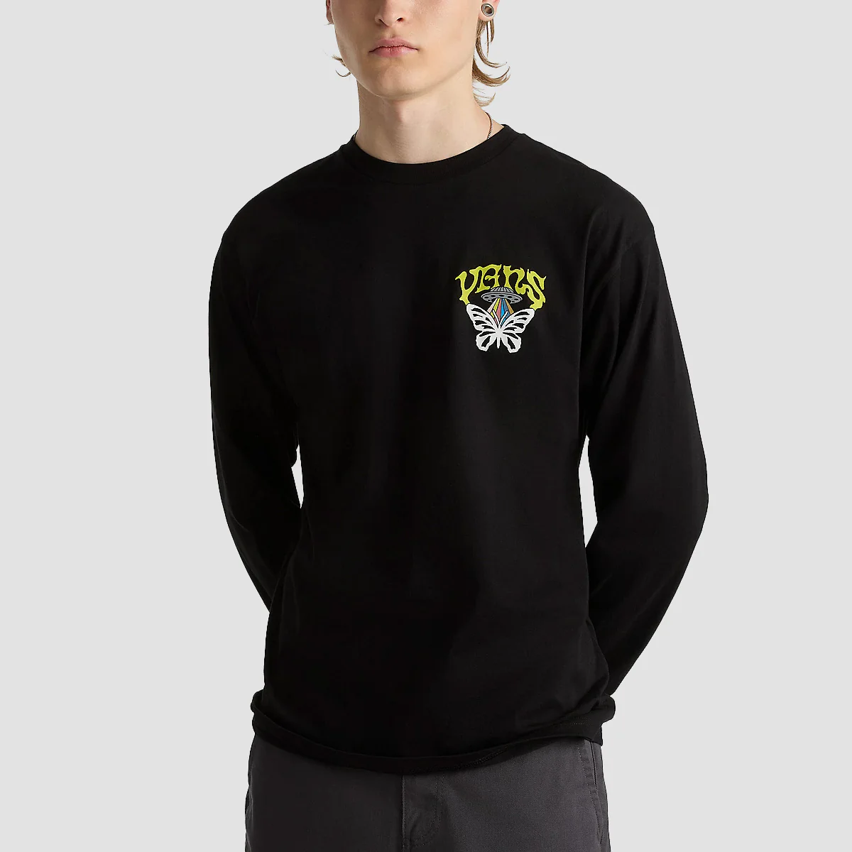 Vans Skull Sauce Longsleeve T-Shirt Black - Image 2