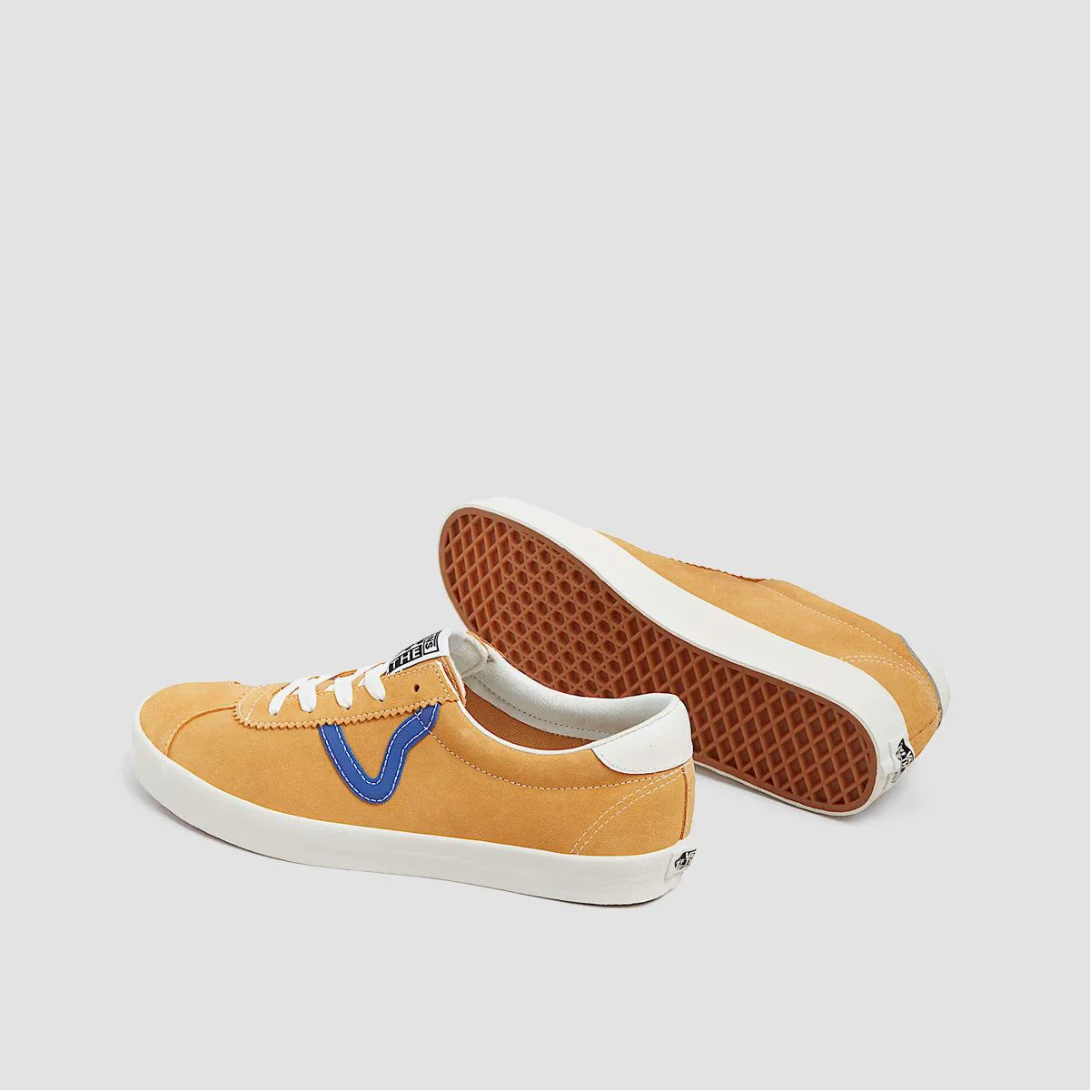 Vans Sport Low Shoes - 2-Tone Suede Honey Yellow - Image 3