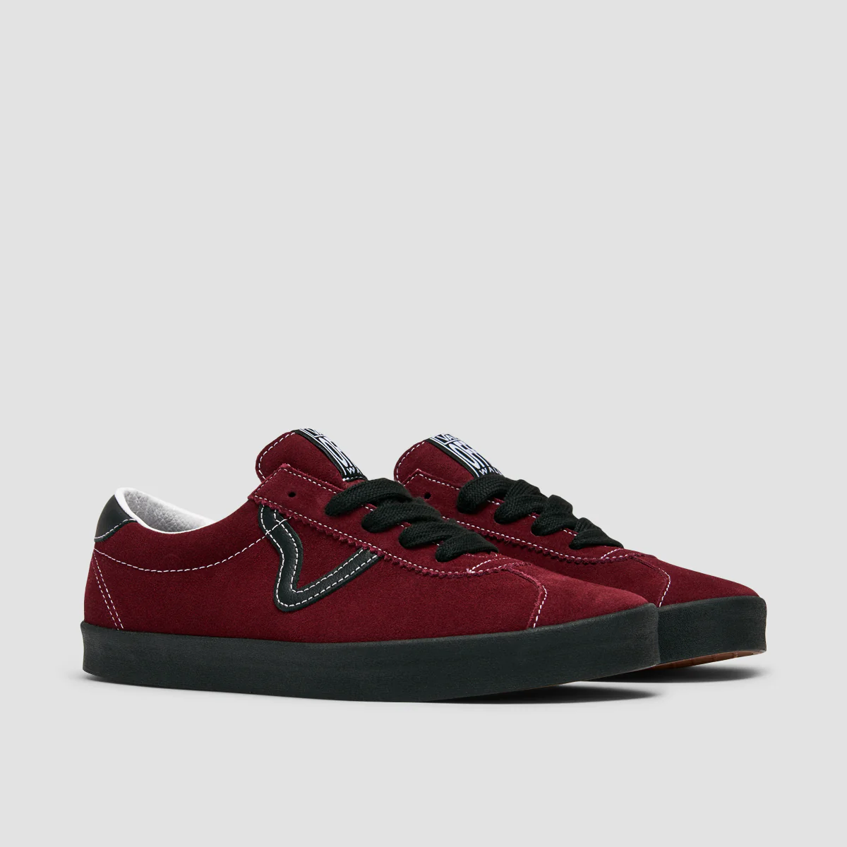 Vans Sport Low Shoes - Suede Port/Black - Image 2