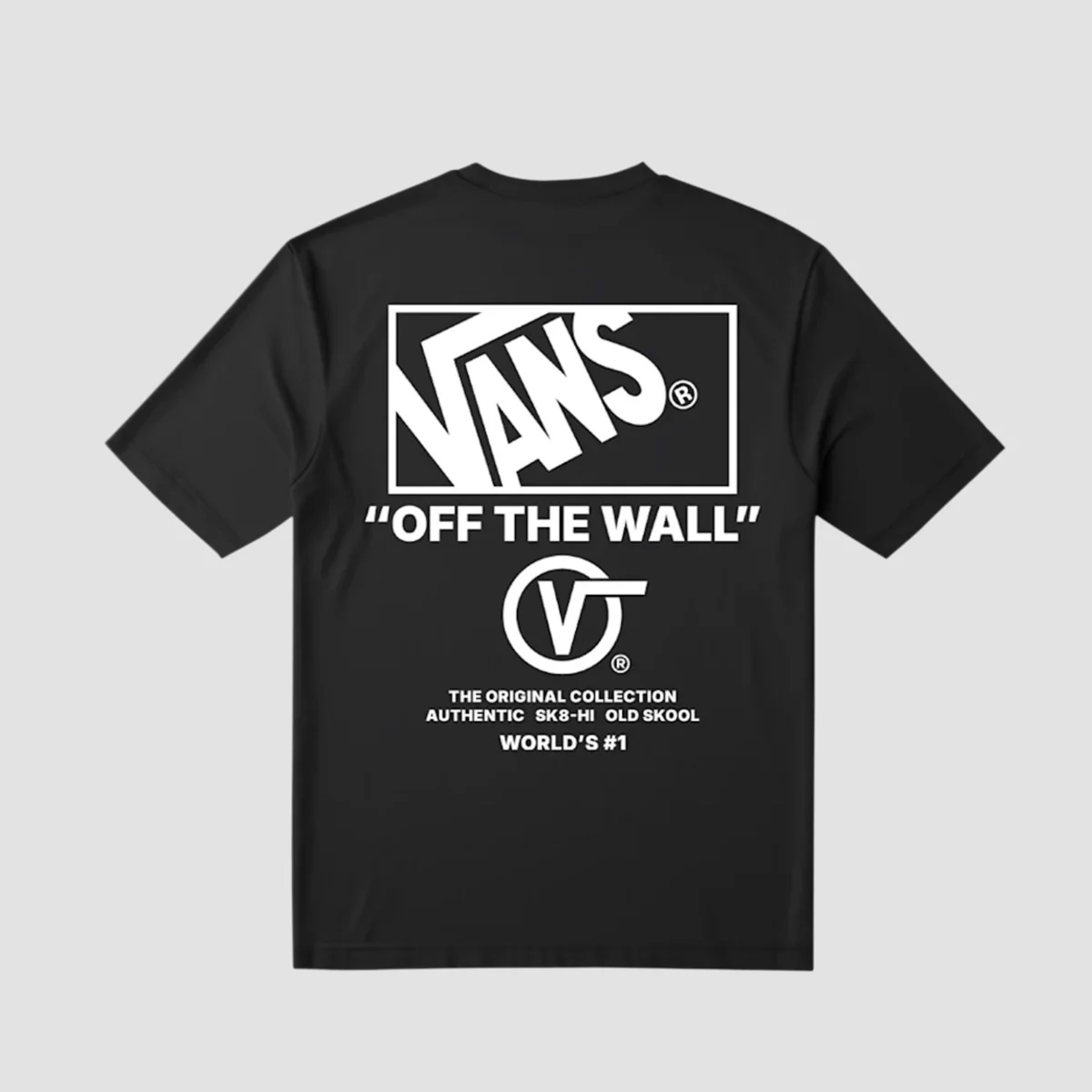 Vans Stacked Hi T-Shirt Black/White - Image 2