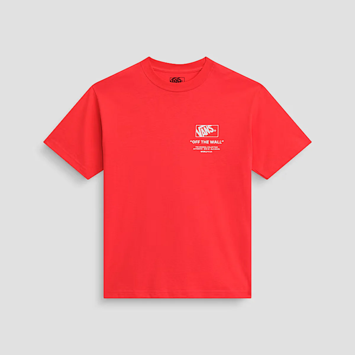Vans Stacked Hi T-Shirt Crimson Haze - Image 2