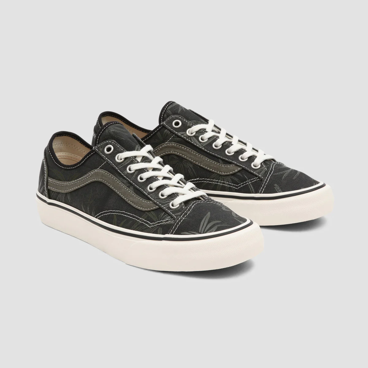 Vans Style 36 Decon SF Shoes - Eco Theory Black Palm/Marshmallow - Image 2