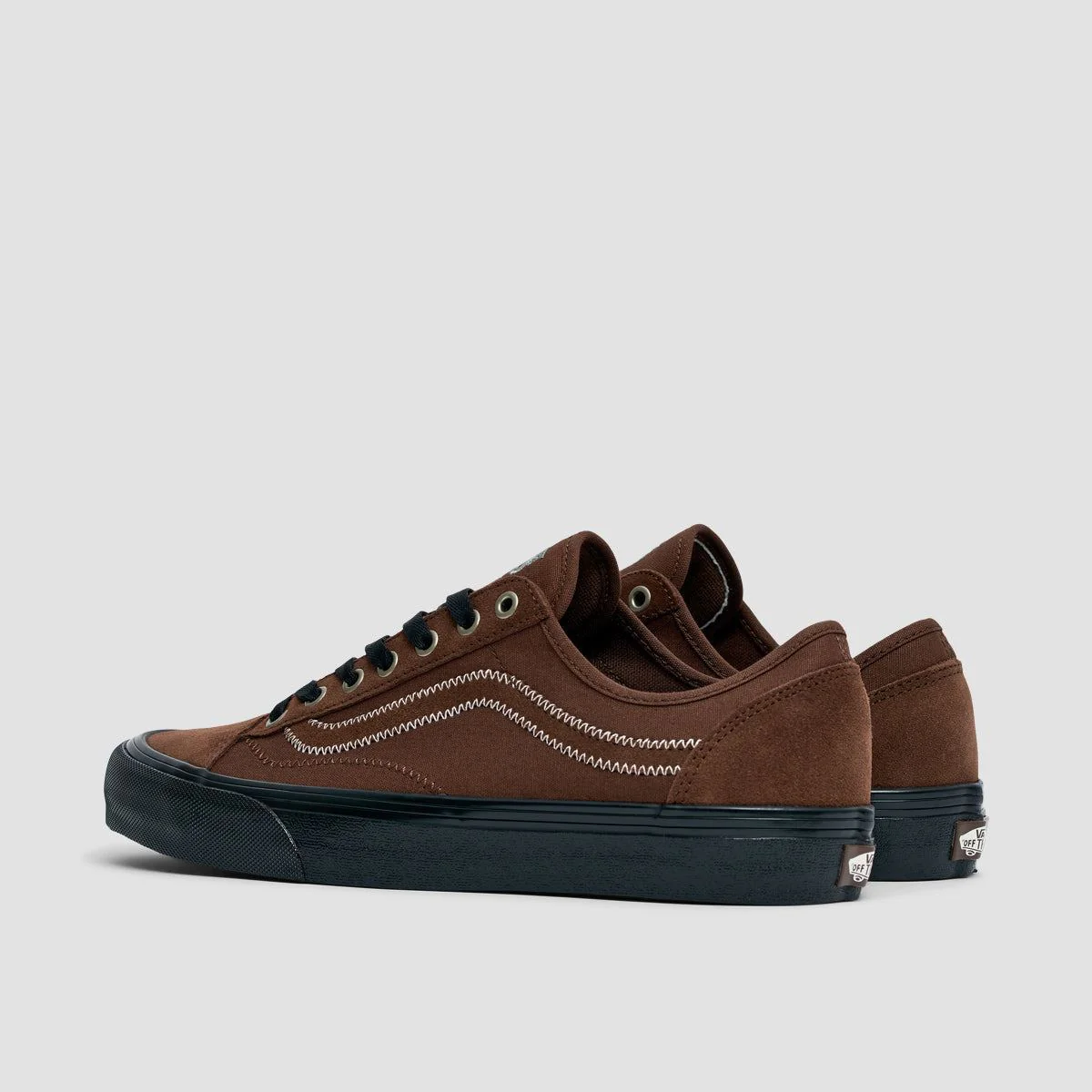 Vans Style 36 Decon VR3 SF Shoes - Michael February Dark Brown/Black - Image 3