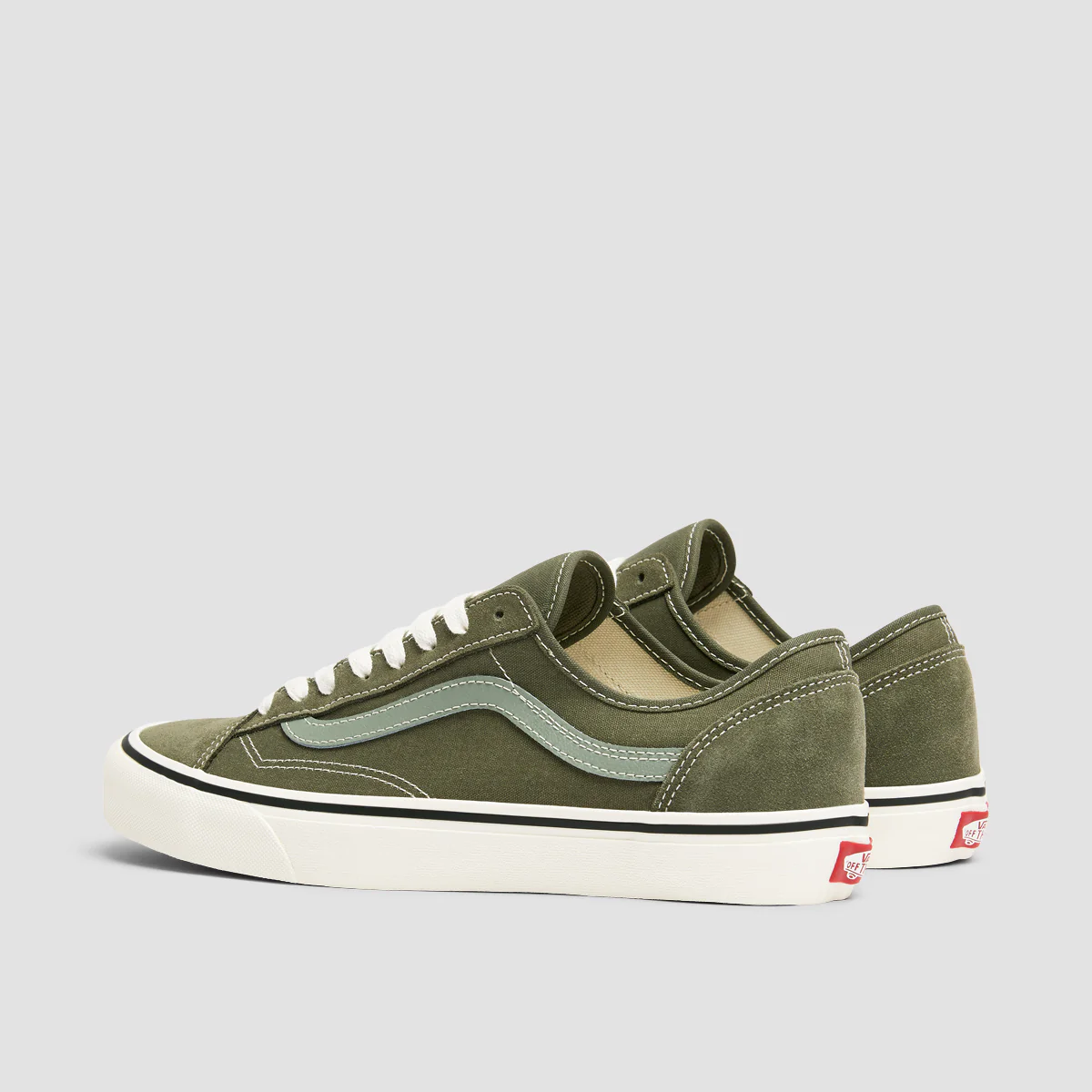 Vans Style 36 Decon VR3 SF Shoes - Salt Wash Dark Olive - Image 3