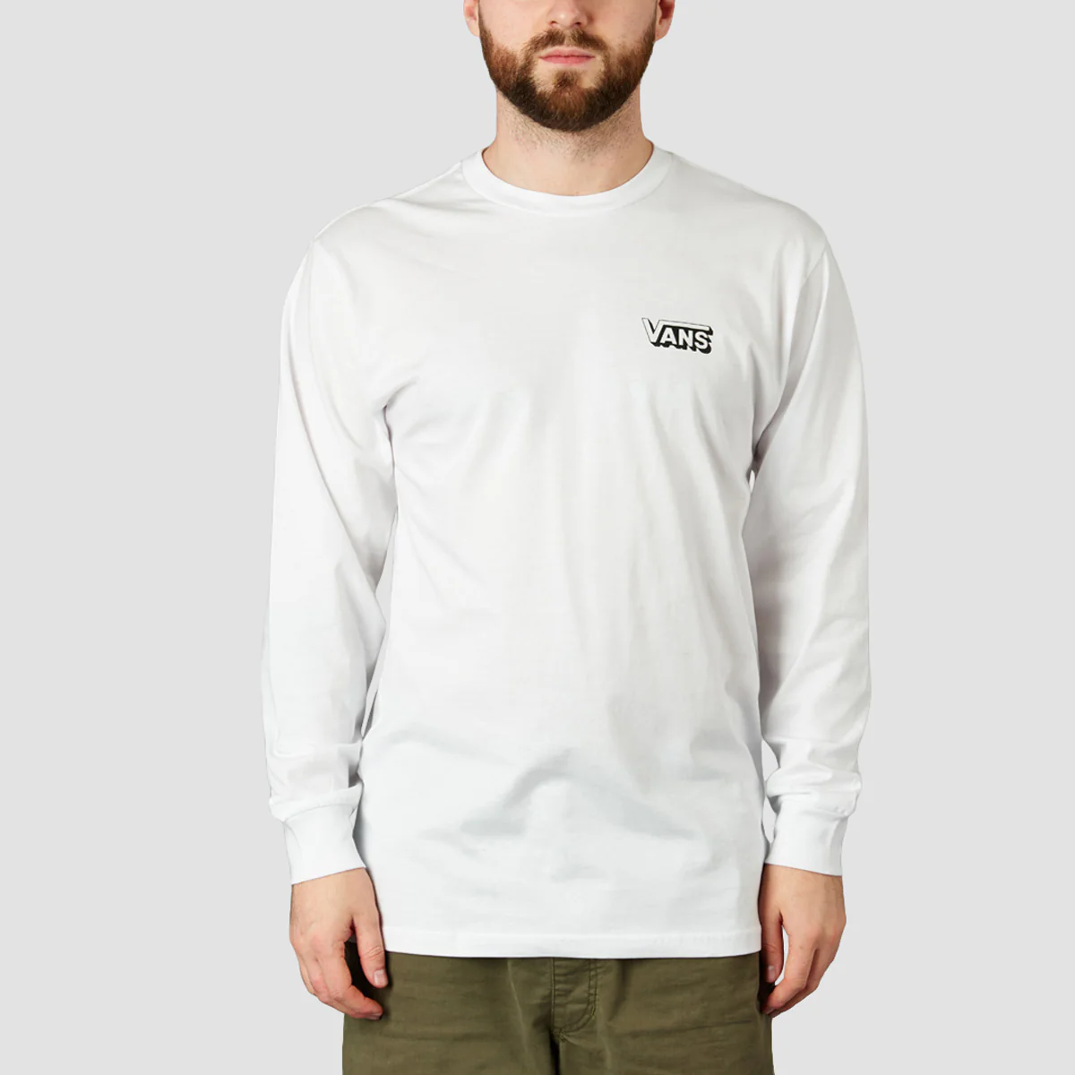 Vans Sunset Palm Longsleeve T-Shirt White - Image 2