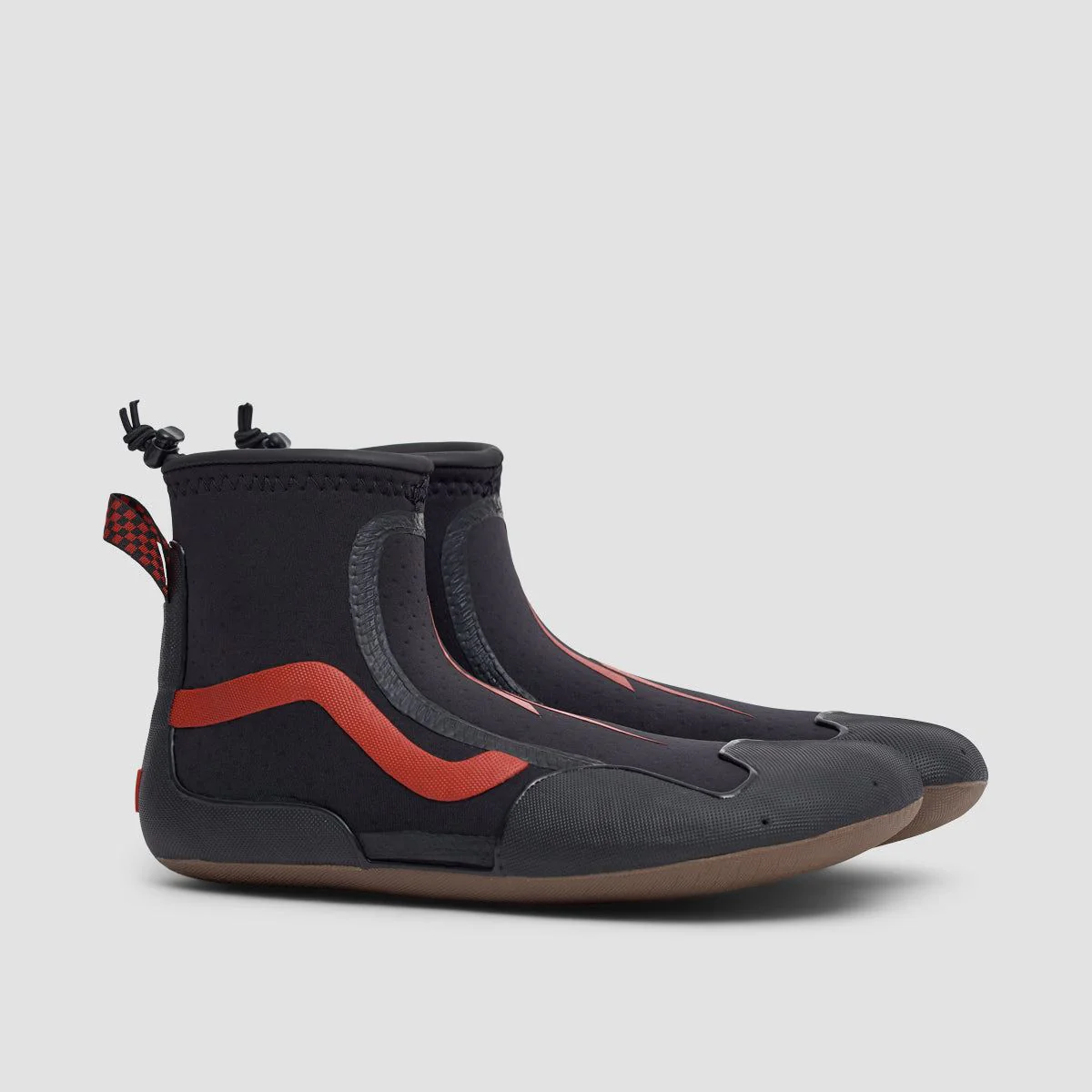 Vans Surf Boots 2 Mid Nathan Florence Black/Red - Image 2