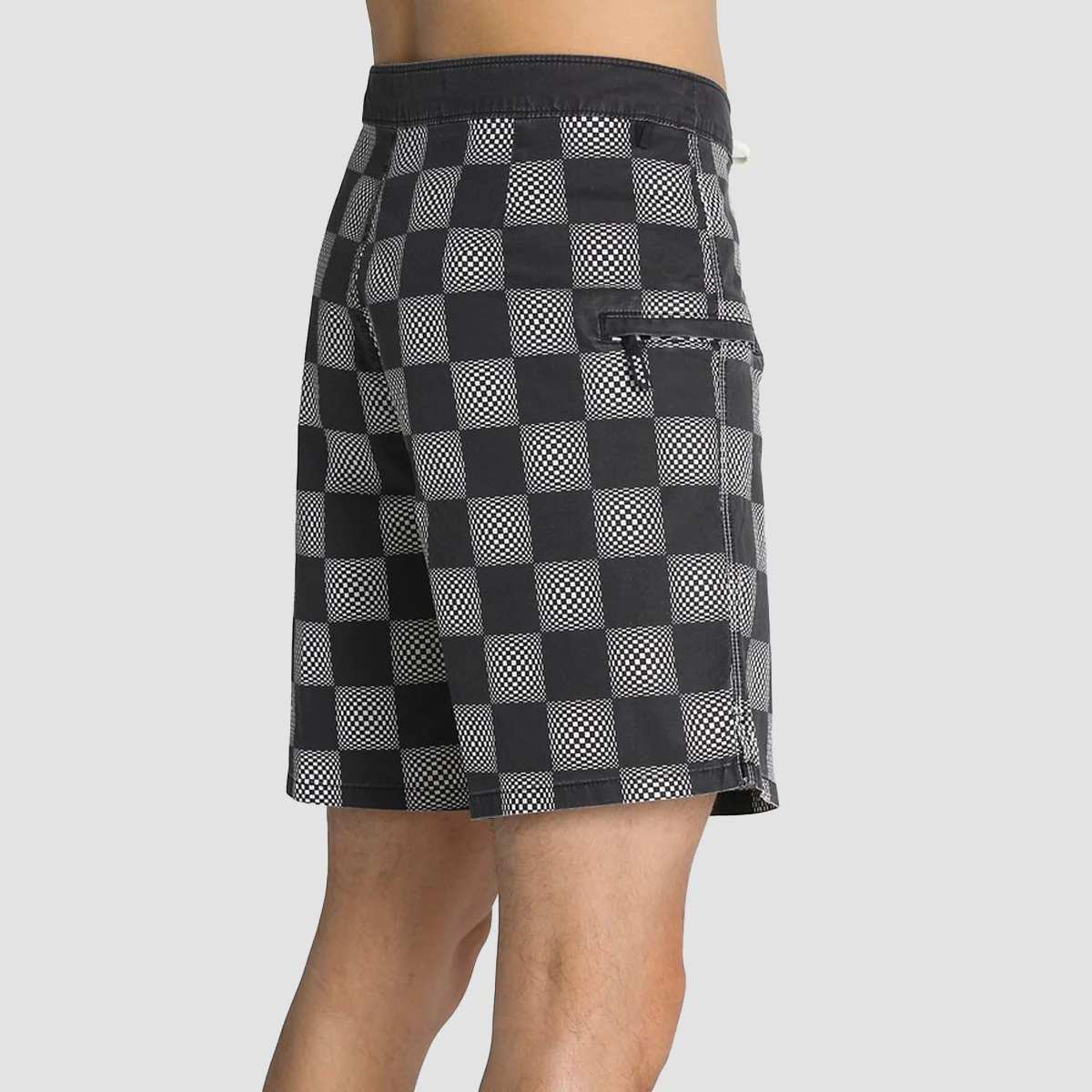 Vans The Daily Vintage Check Boardshorts Black/White - Image 2