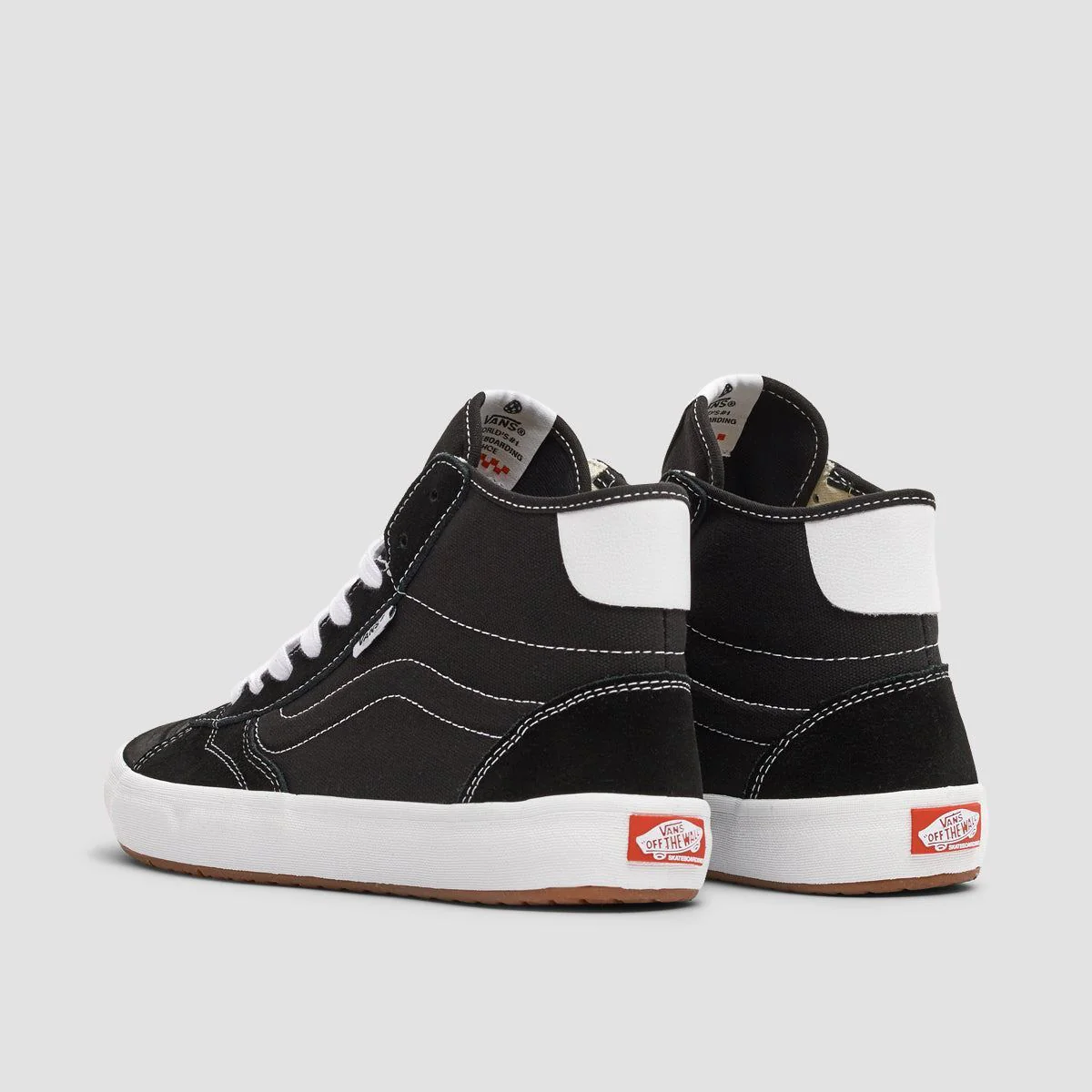 Vans The Lizzie High Top Shoes - Black/White - Image 3
