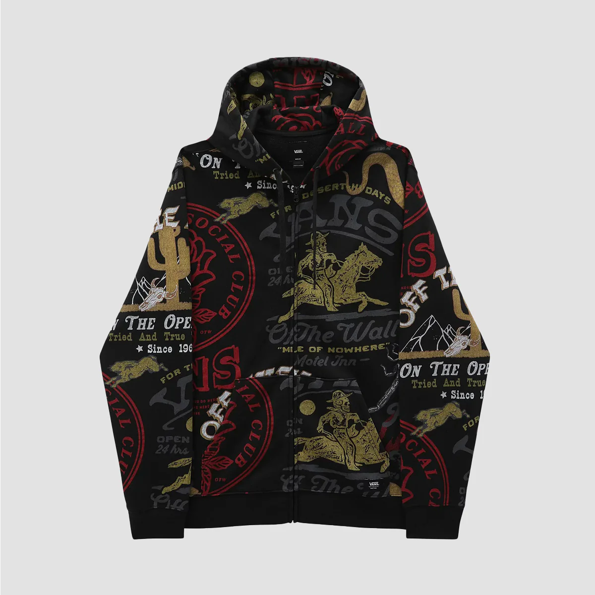 Vans Trading Post Zip Hoodie Black