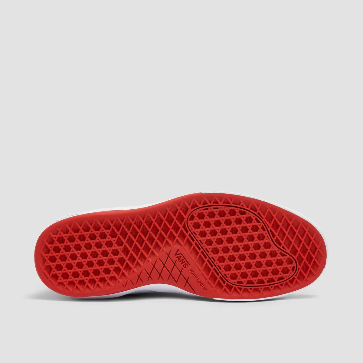 Vans Wayvee Shoes - Leather True White/Red - Image 5