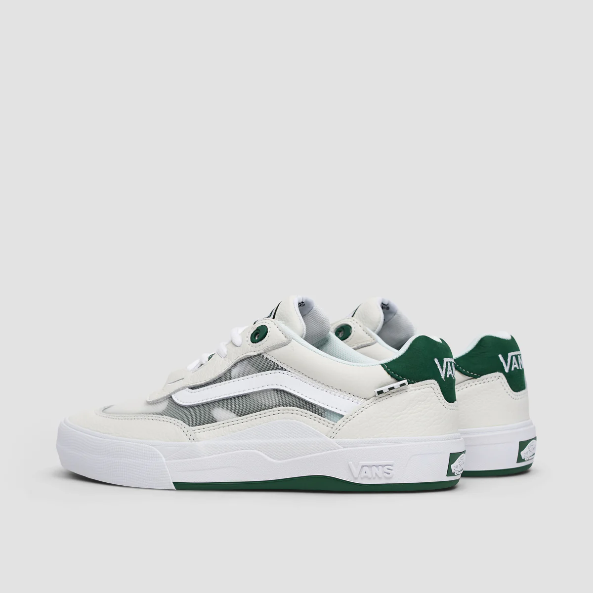 Vans Wayvee Shoes - White/Green - Image 3