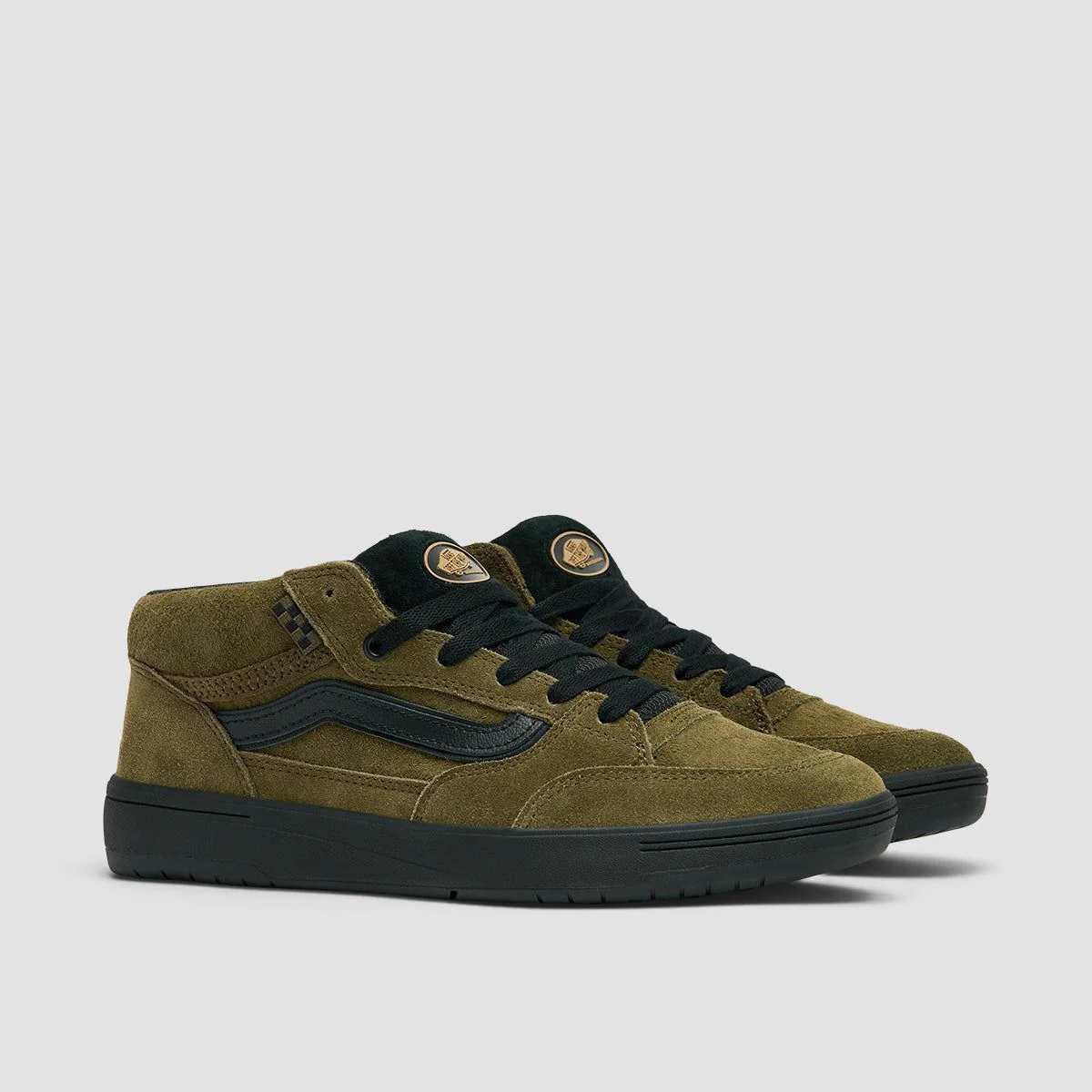 Vans Zahba Mid Top Shoes - Beatrice Domond Dark Olive - Image 2