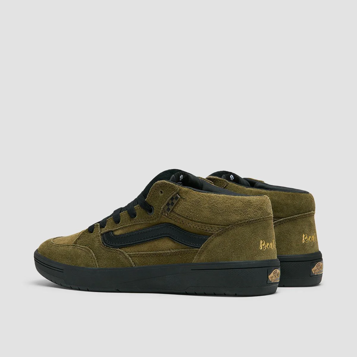 Vans Zahba Mid Top Shoes - Beatrice Domond Dark Olive - Image 3