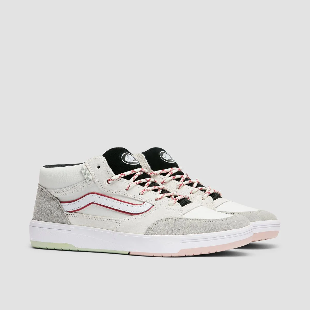 Vans Zahba Mid Top Shoes - Grey/Multi - Image 2