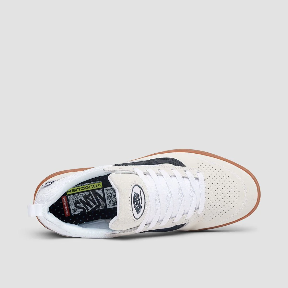 Vans Zahba Shoes - White/Black/Gum - Image 4