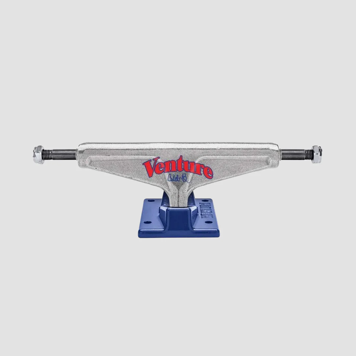 Venture 5.6 Hi Caleb Barnett Playoffs Skateboard Trucks 1 Pair Polished/Blue - 8.25"