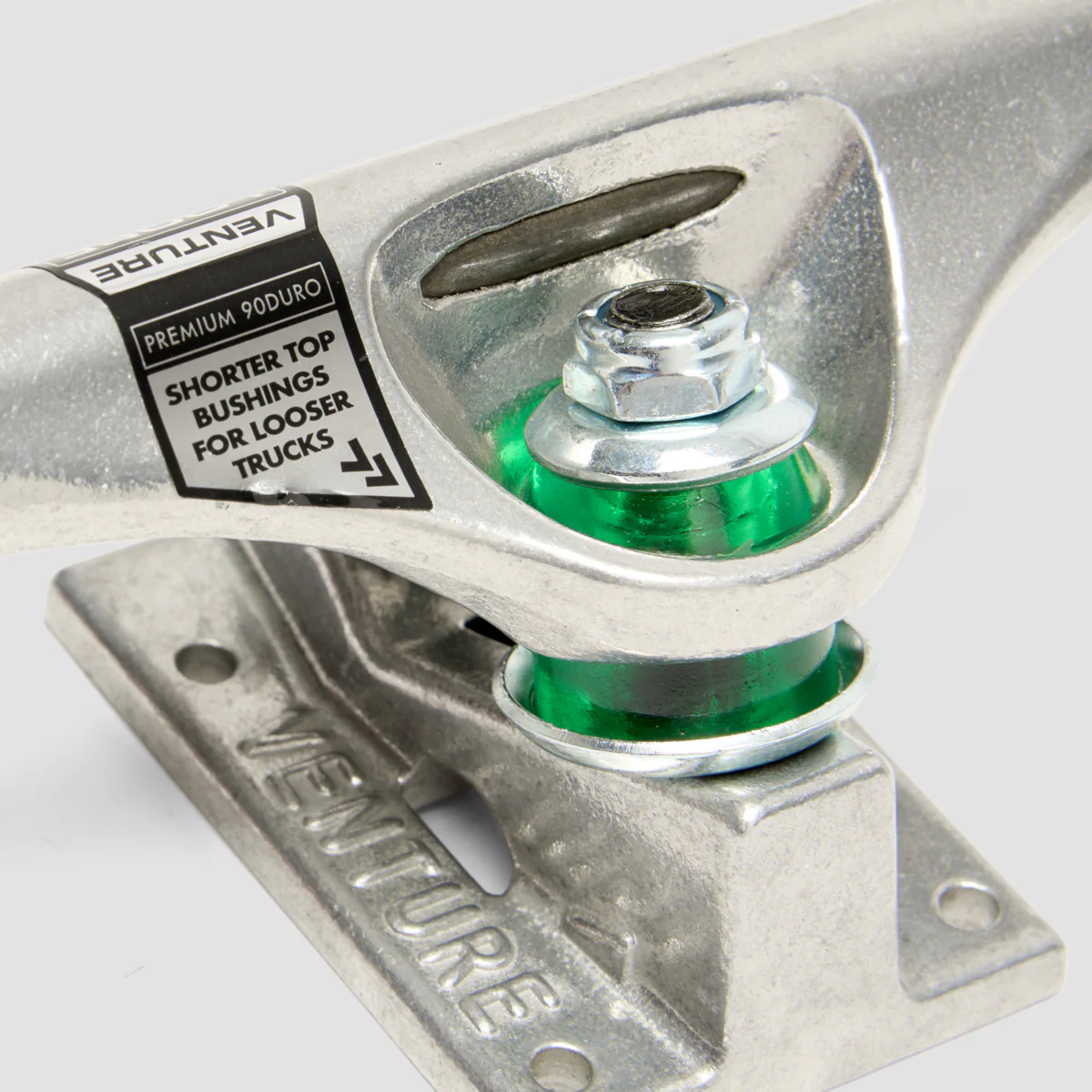 Venture Hi 6.1 Loose Skateboard Trucks 1 Pair Polished - 8.75" - Image 4