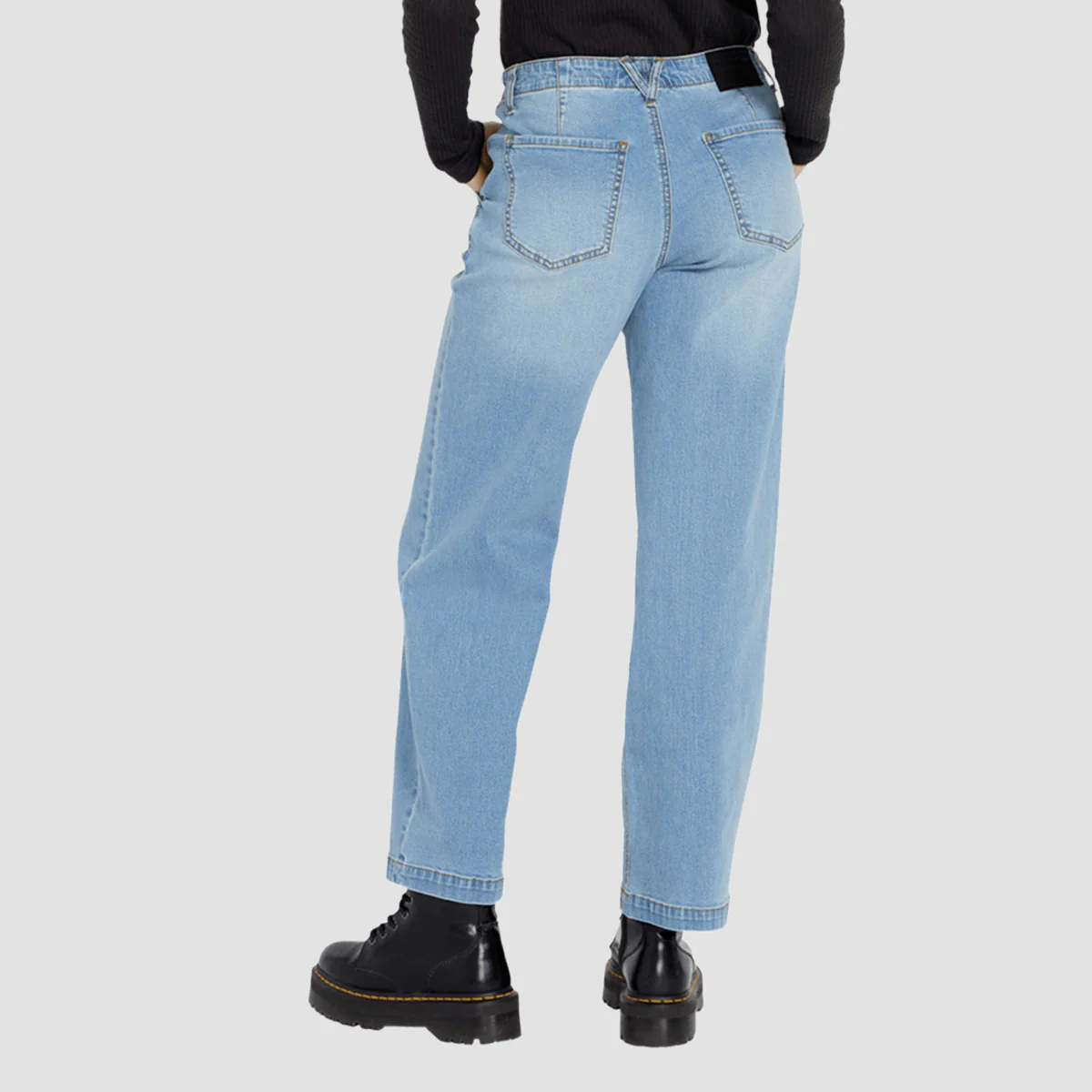 Volcom 1991 Stoned Low Rise Jeans Blue Drift - Womens - Image 2