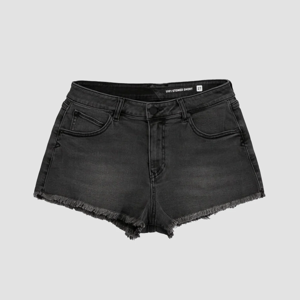 Volcom 1991 Stoned Shorts Vintage Black - Womens - Image 2