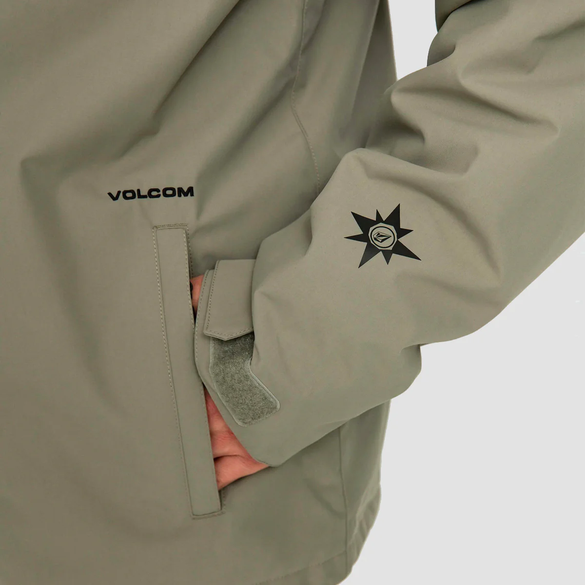 Volcom 2836 Ins Snow Jacket Light Military - Image 5