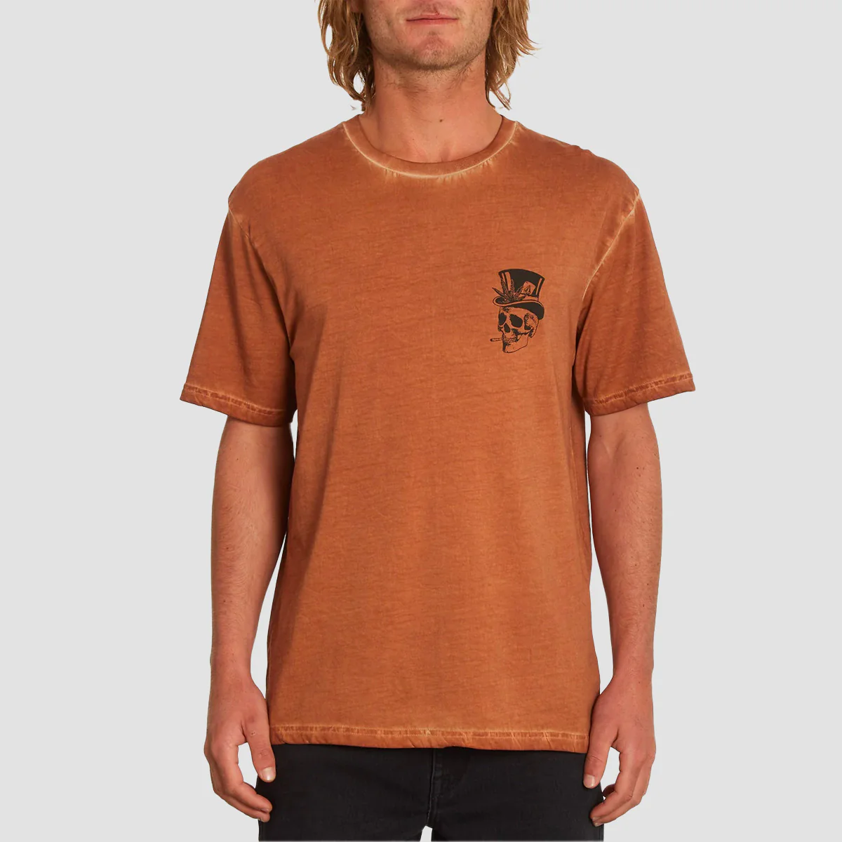 Volcom 2Dabone T-Shirt Mocha - Image 2