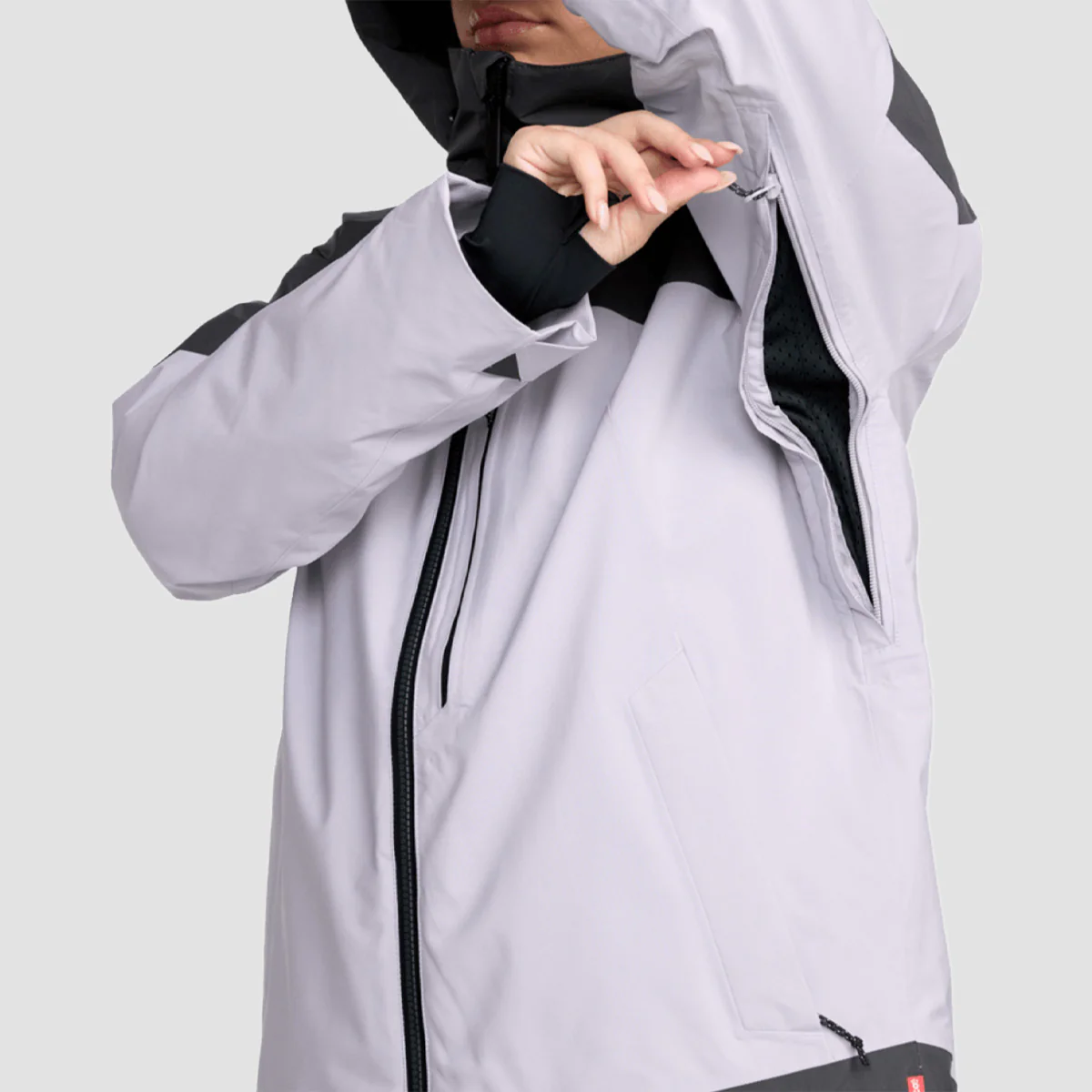 Volcom 3D Stretch Gore-Tex Snow Jacket Lavender Aura - Womens - Image 3
