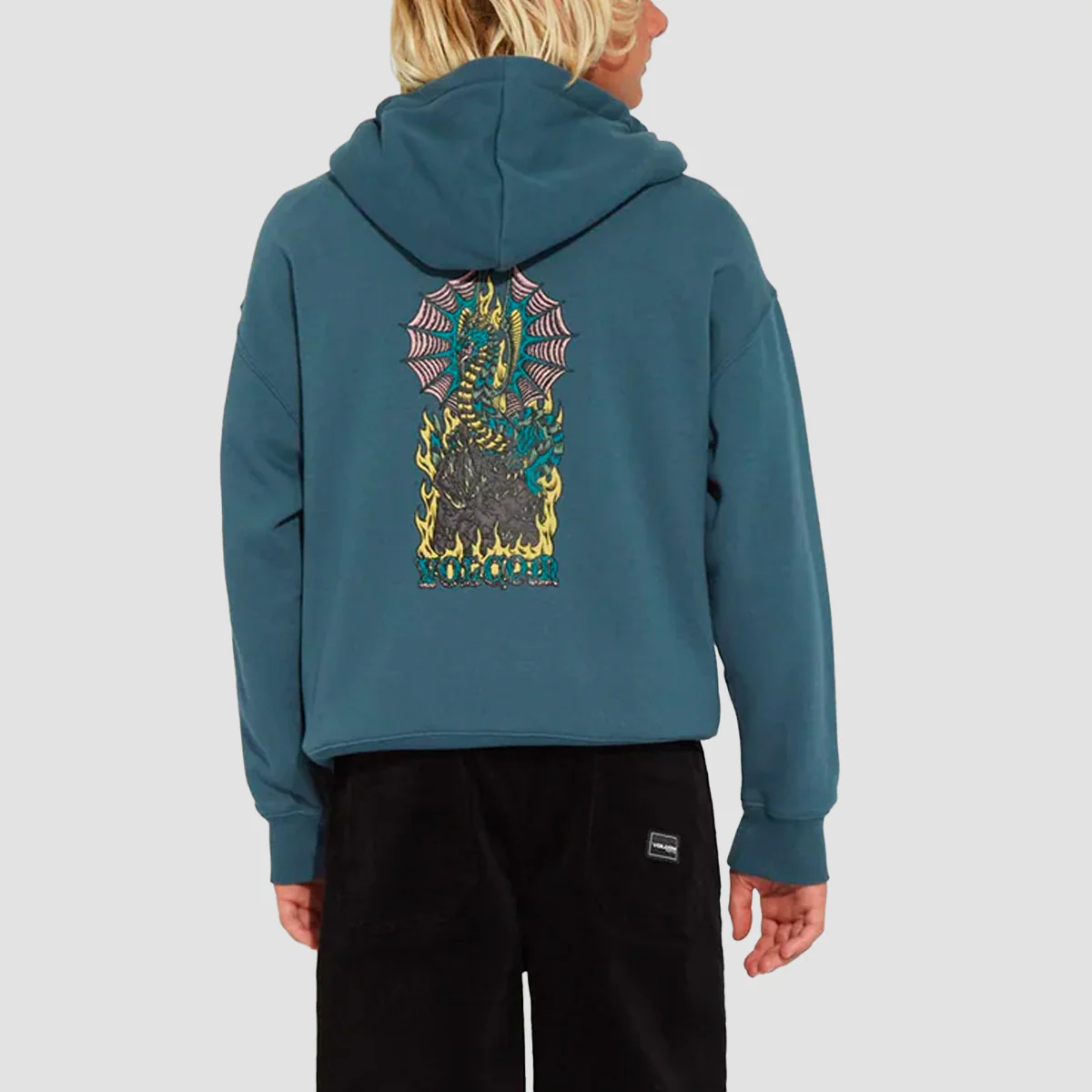 Volcom Alstone Zip Hoodie Cruzer Blue - Kids - Image 2