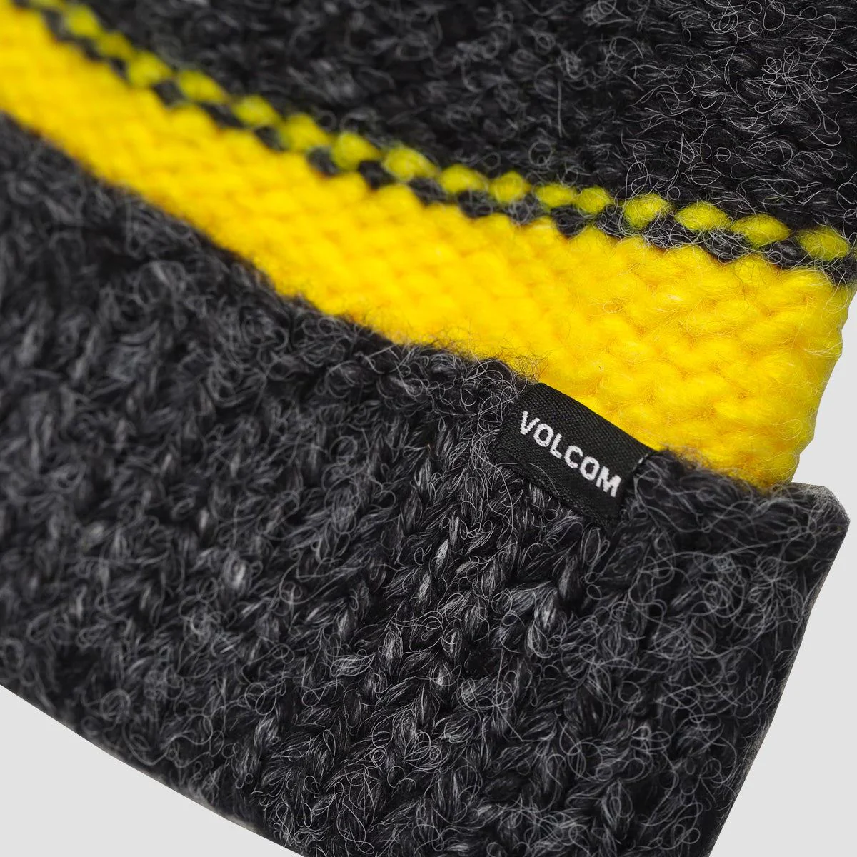 Volcom AP Hand Knit Beanie Black - Image 2