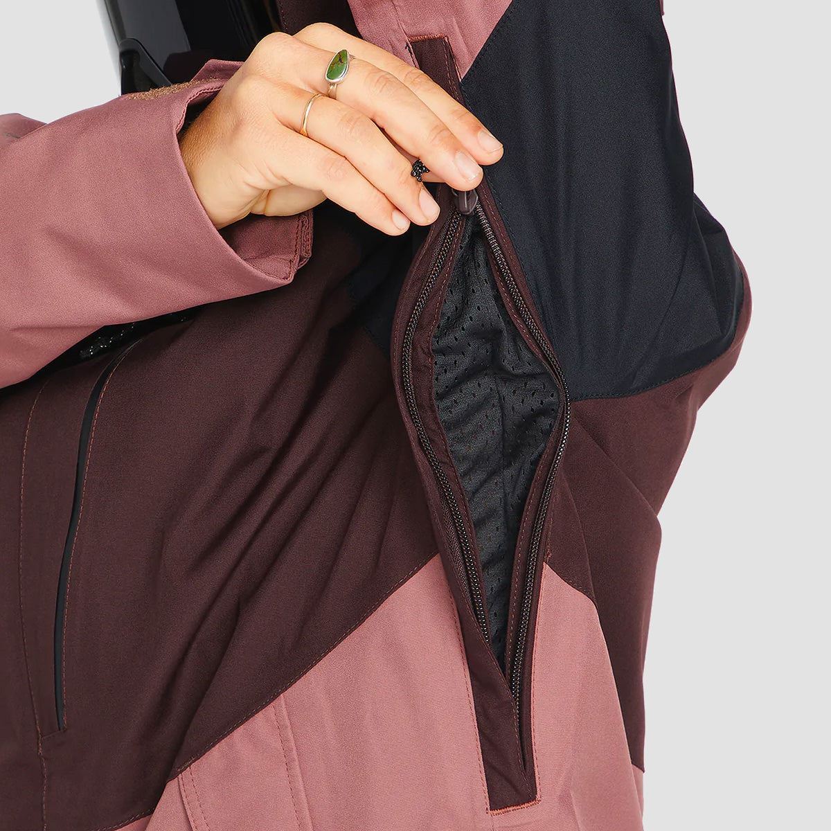 Volcom Aris Gore-Tex Snow Jacket Black Plum - Womens - Image 4