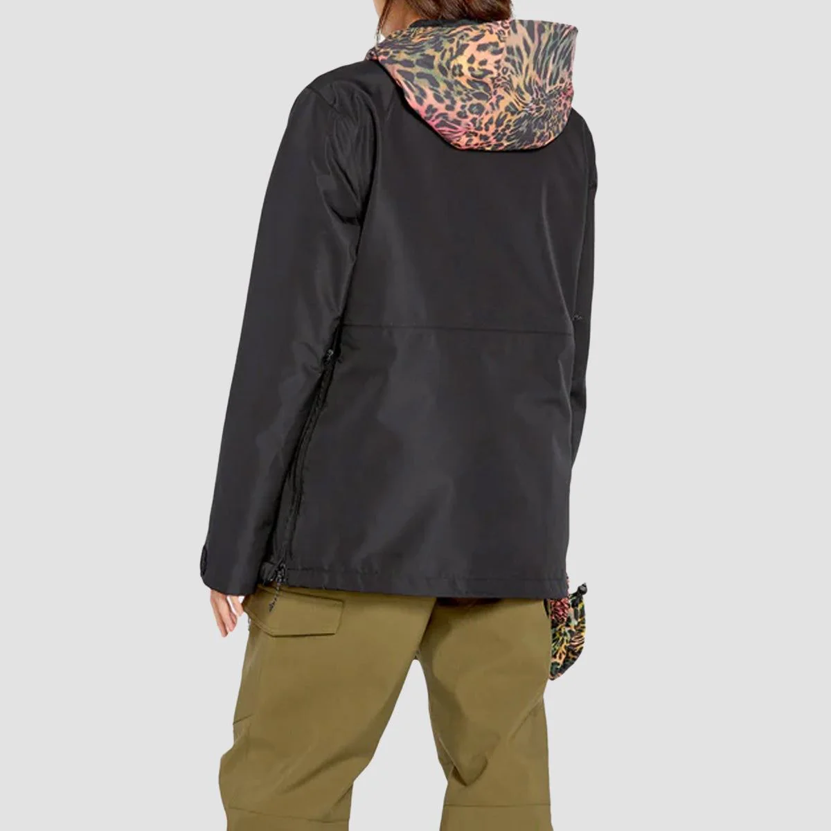 Volcom Ashfield Pullover 10K Snow Jacket Black - Womens - Image 4