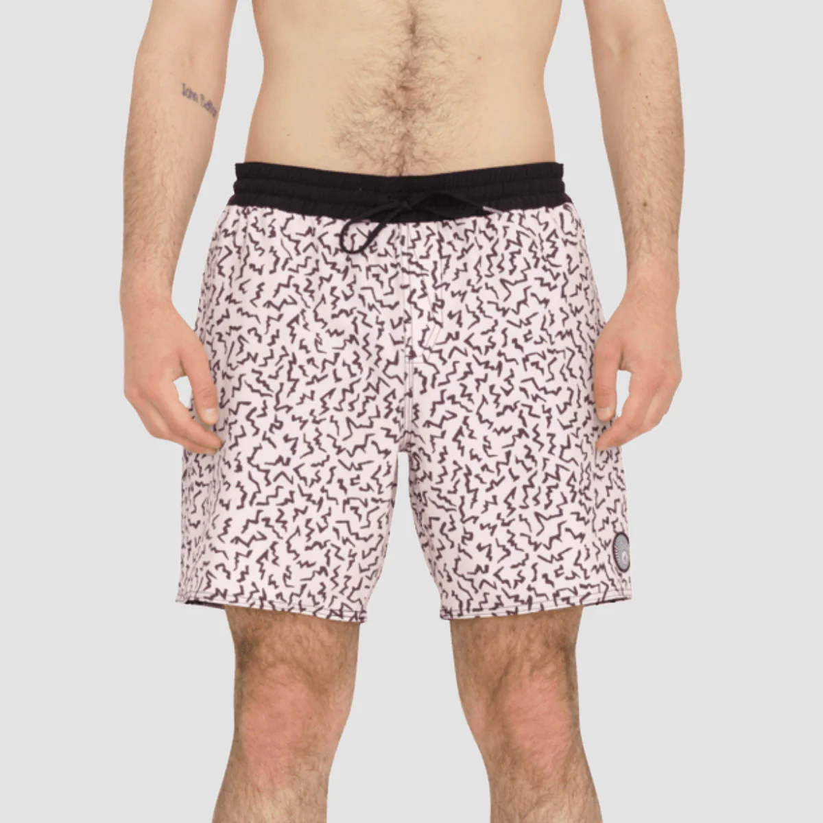 Volcom Asphalt Beach Trunk 17" Boardshorts Lilac Ash