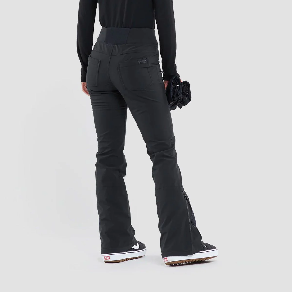 Volcom Battle Stretch High Rise Snow Pants Black - Womens - Image 2