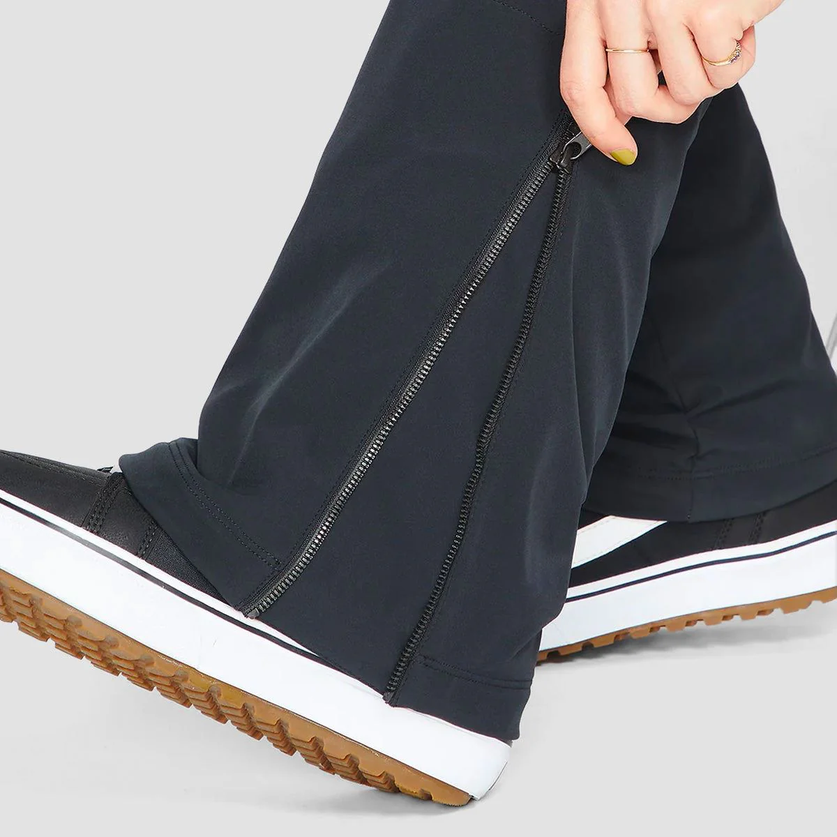 Volcom Battle Stretch High Rise Snow Pants Black - Womens - Image 3