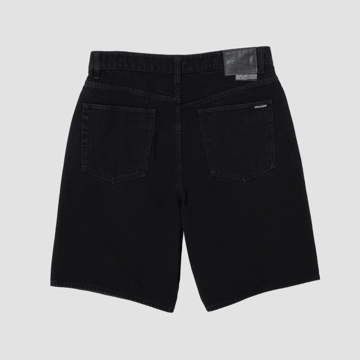 Volcom Billow 22" Denim Shorts Black - Image 3