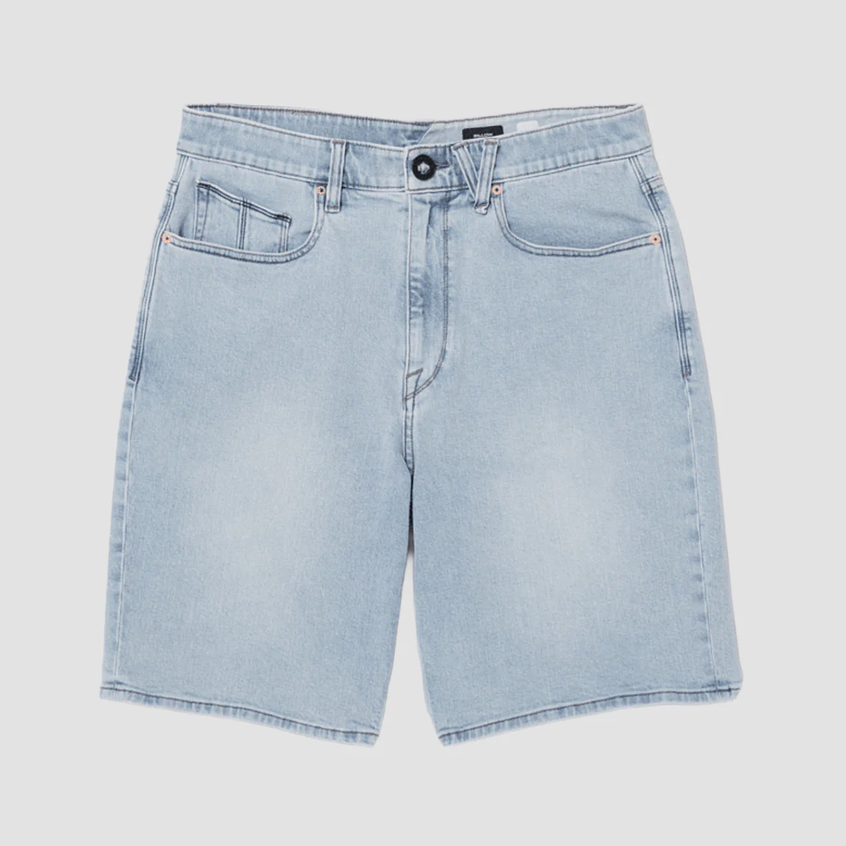 Volcom Billow 22" Denim Shorts Desert Dirt Indigo - Image 3