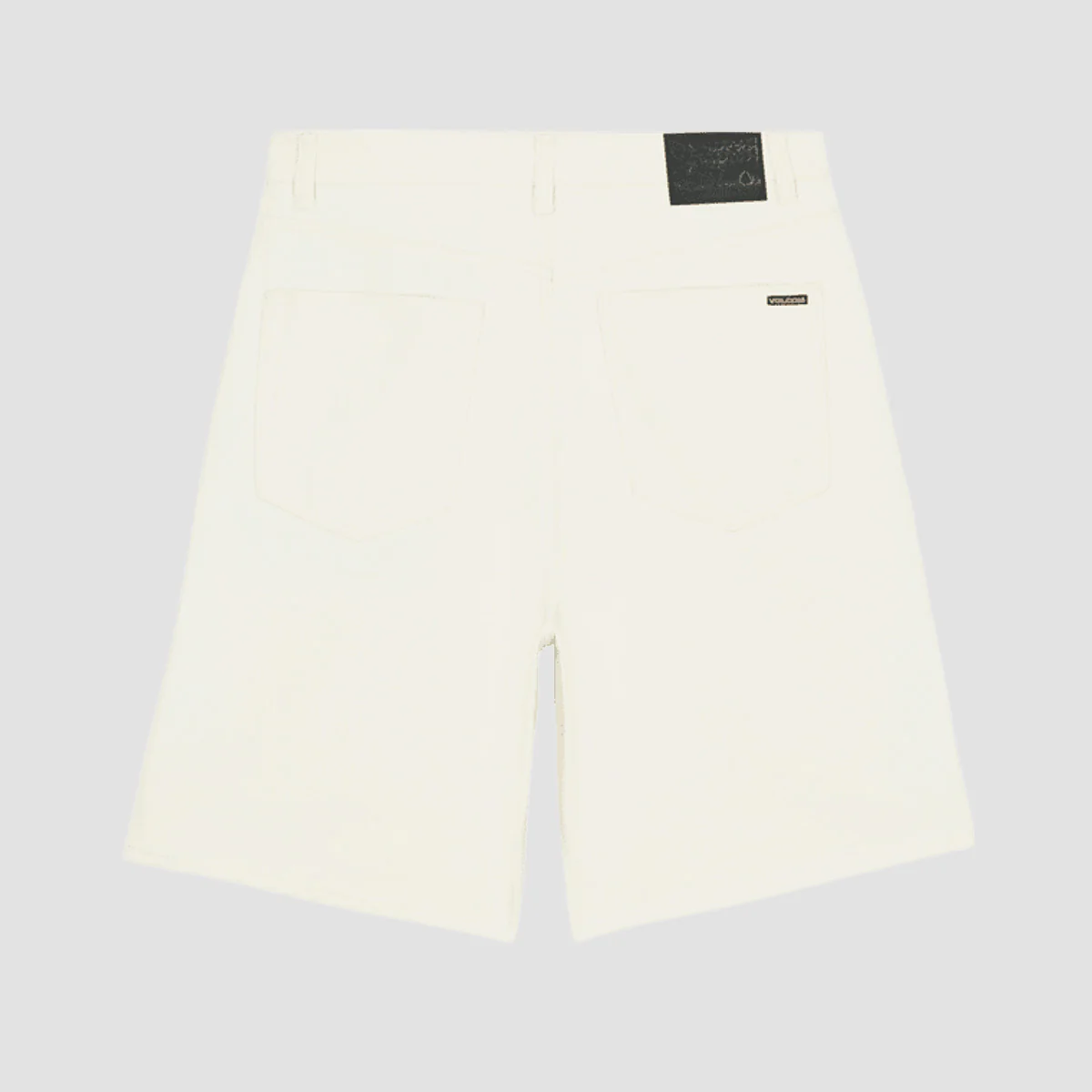 Volcom Billow 22" Denim Shorts Dirty White - Image 4