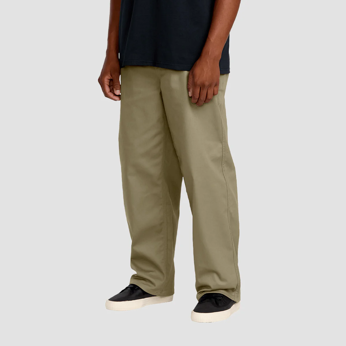 Volcom Billow Loose Fit Chino Pants Brindle - Image 2
