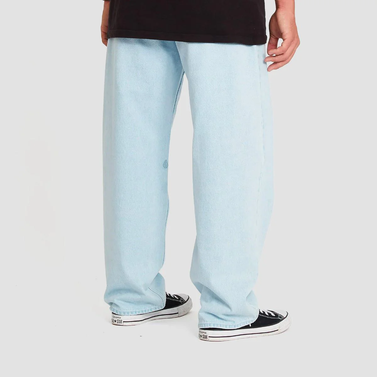 Volcom Billow Loose Fit Jeans Light Blue - Image 2