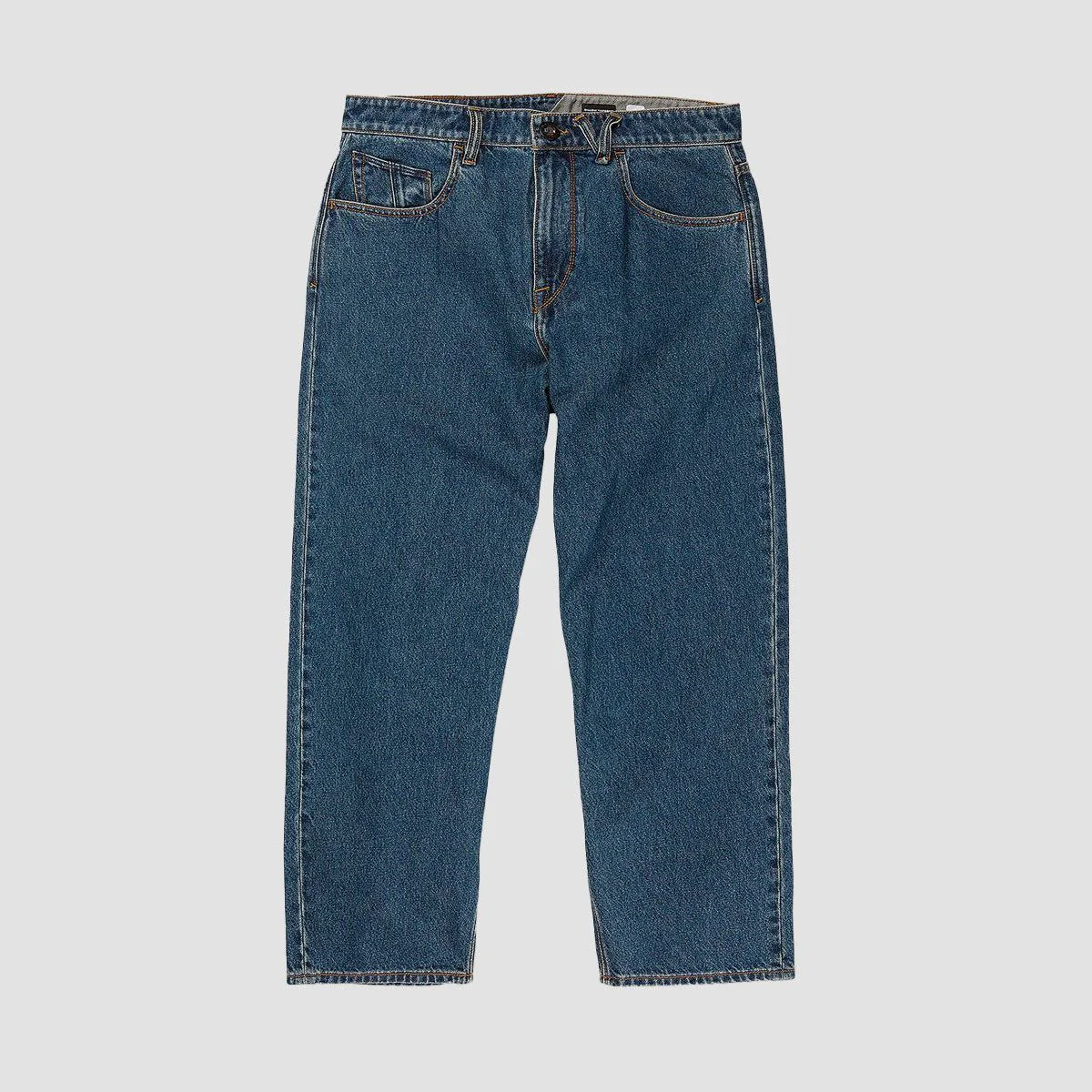 Volcom Billow Tapered Loose Fit Jeans Indigo Ridge Wash - Image 3