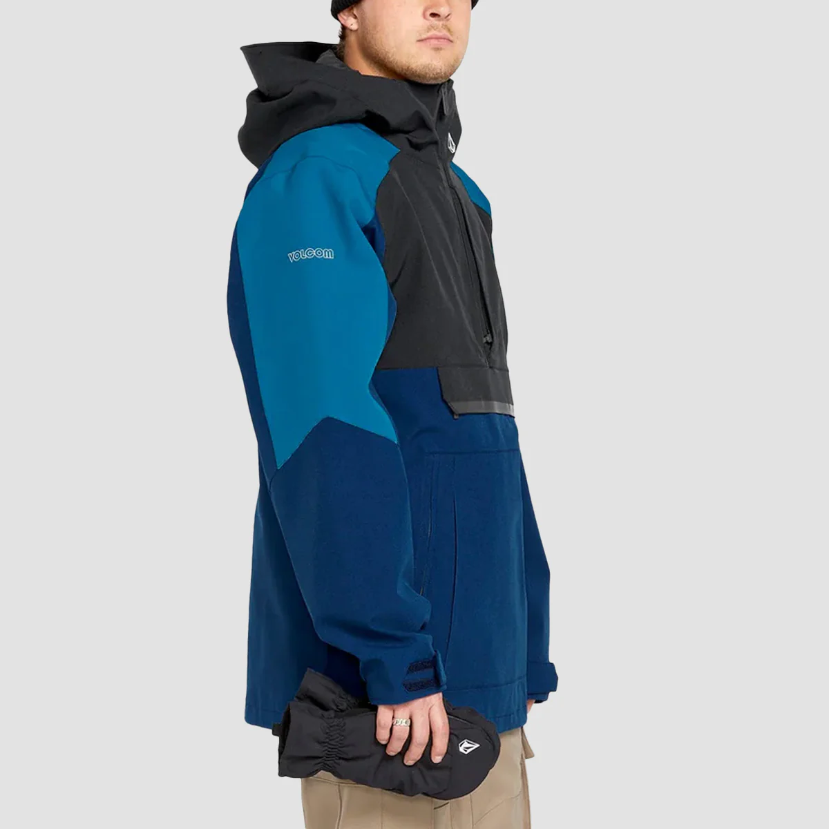 Volcom Brighton 15K Pullover Snow Jacket Navy - Image 2