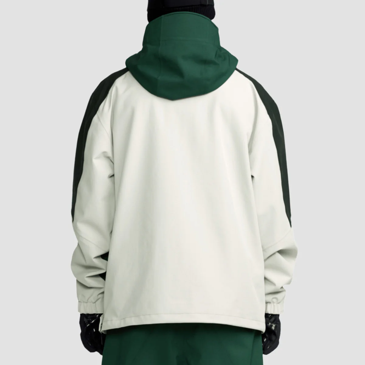 Volcom Brighton Pullover 15K Snow Jacket Stone - Image 2