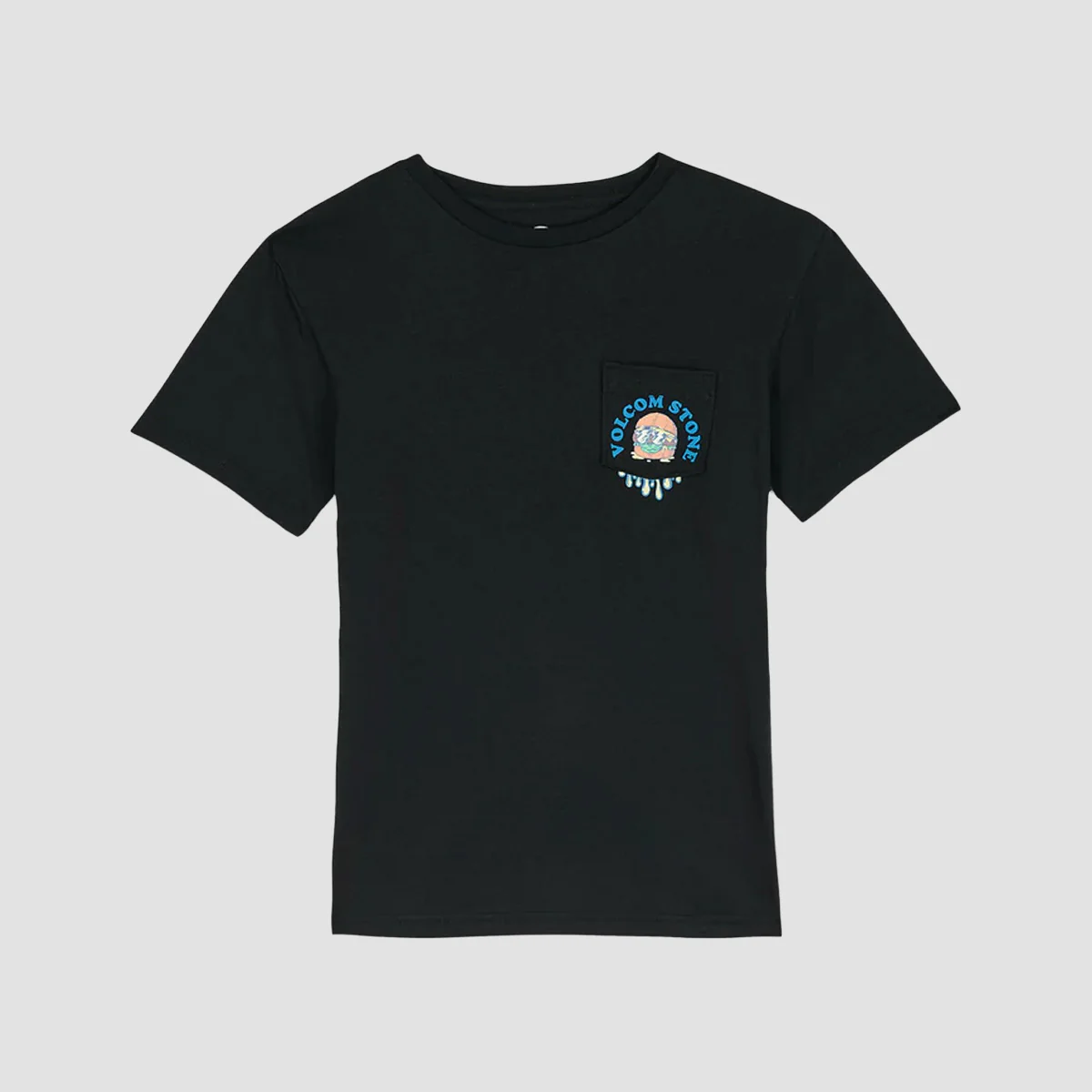 Volcom Burgstone Pocket T-Shirt Black - Kids - Image 2