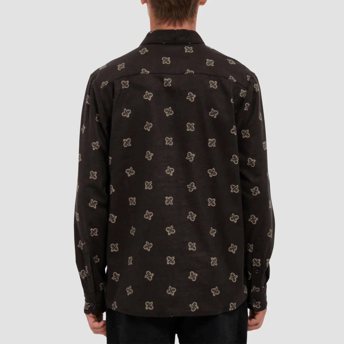 Volcom Casbah Woven Longsleeve Shirt Stealth - Image 2