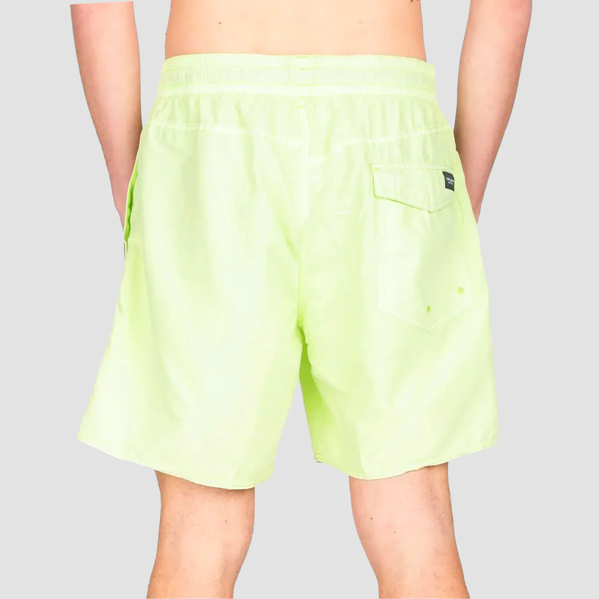Volcom Center 17" Trunk Shorts Shadow Lime - Image 2