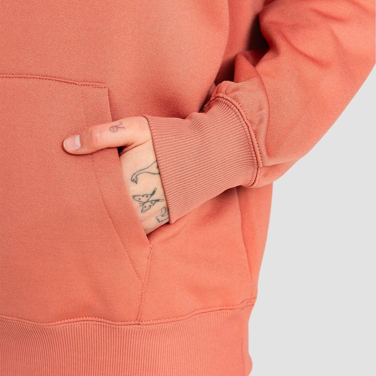 Volcom Core Hydro Pullover Snow Hoodie Earth Pink - Womens - Image 3