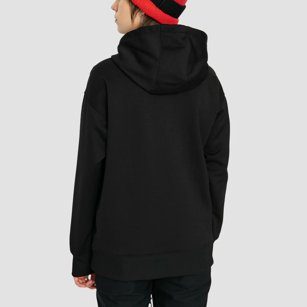 Volcom Core Hydro Pullover Snow Hoodie Black - Womens - Image 2