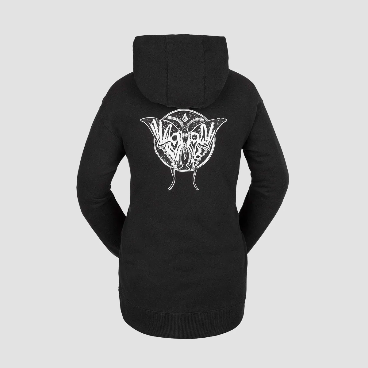 Volcom Costus Pullover Hoodie Black - Womens - Image 2
