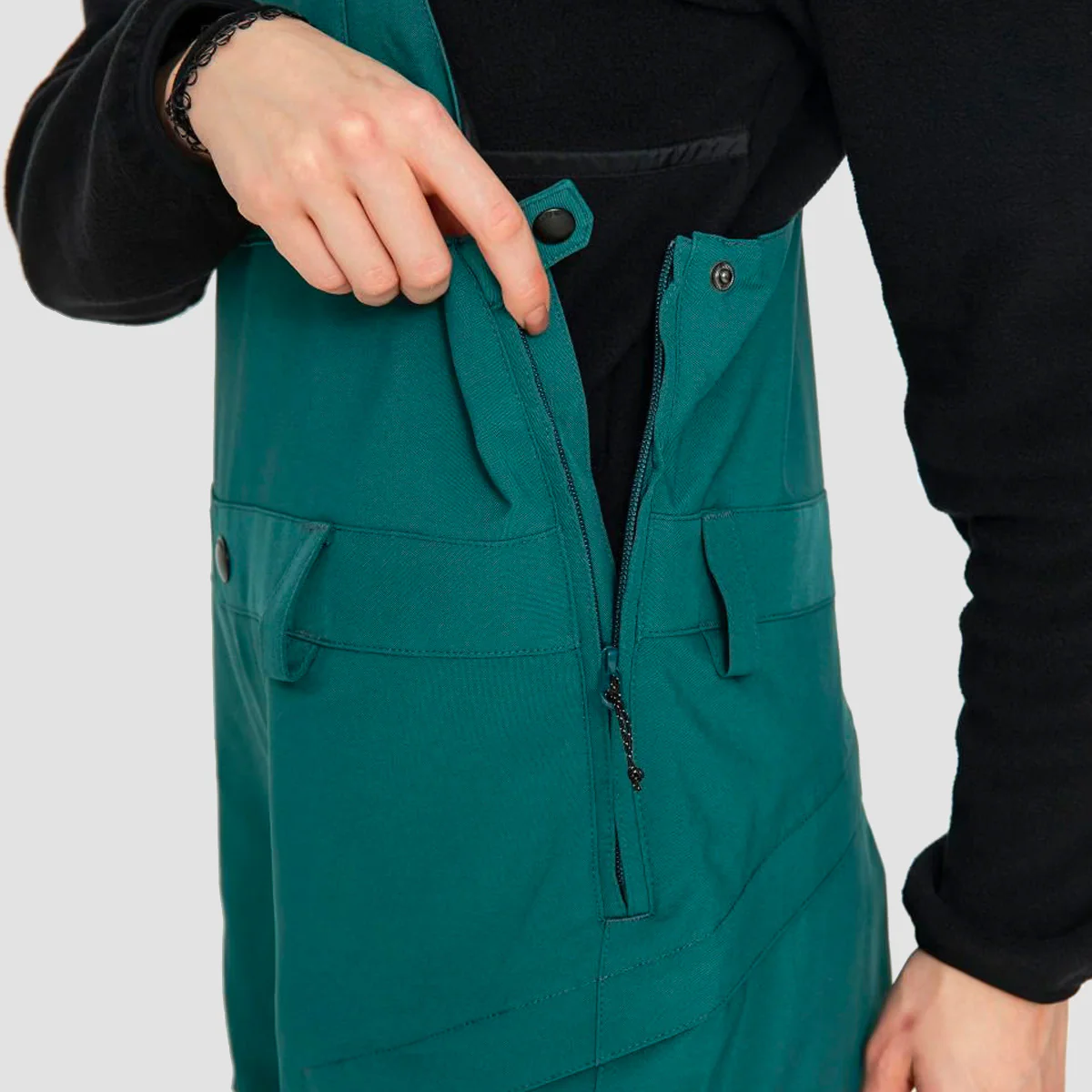 Volcom Creston 3D Stretch Bib Snow Pants Balsam - Womens - Image 4