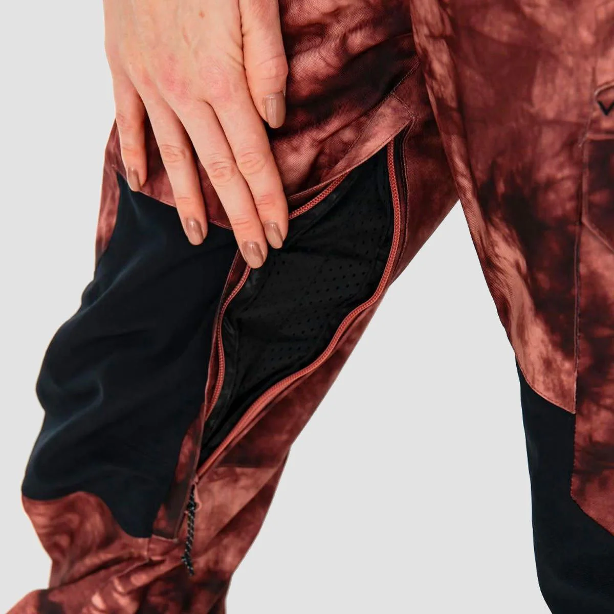 Volcom Creston 3D Stretch Bib Snow Pants Pink Salt Wash - Womens - Image 9